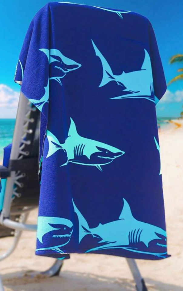 Shark Beach Towel